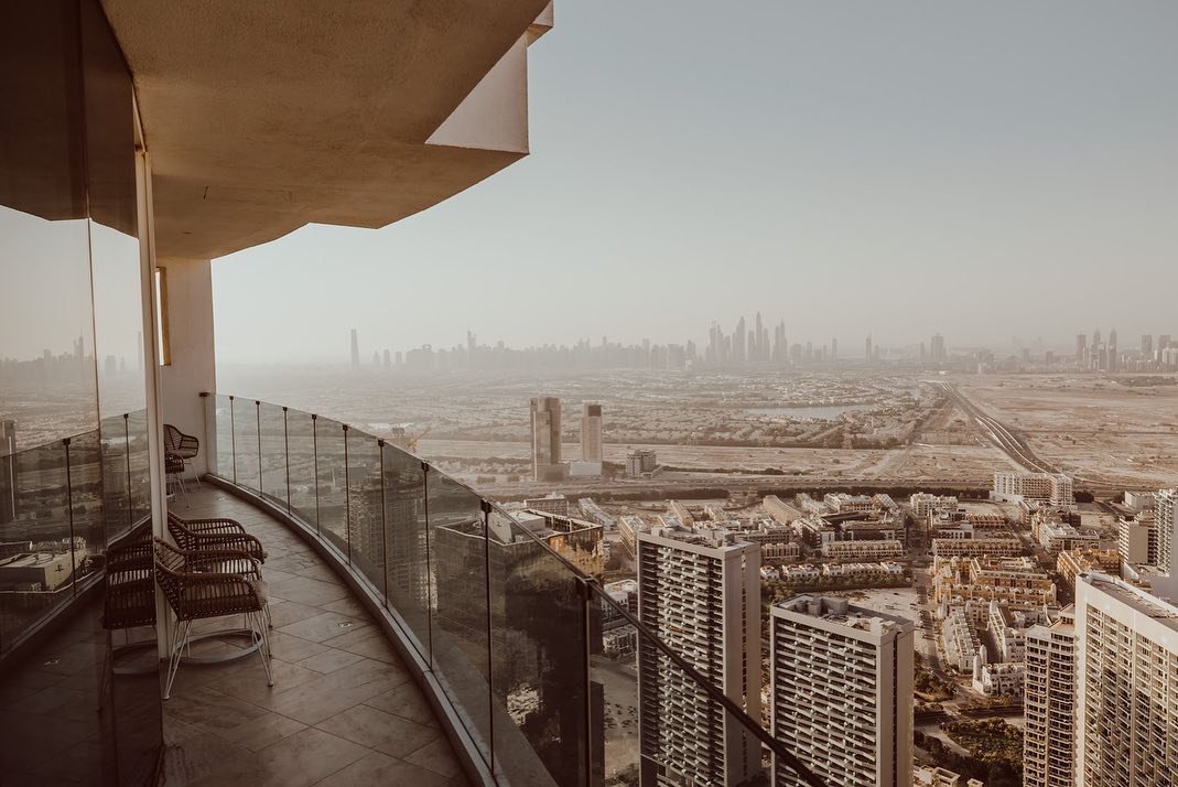 Dubai skyline view from AP Holiday Homes