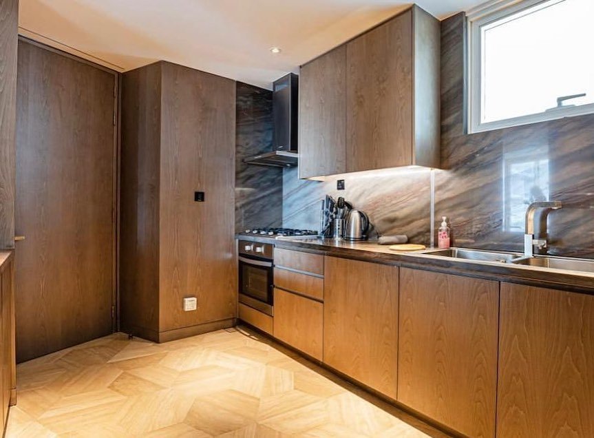 Luxury apartment dining area